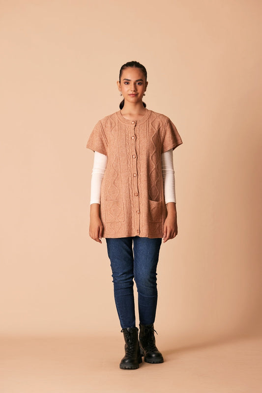 Ellena - Round Neck Cardigan Sweater