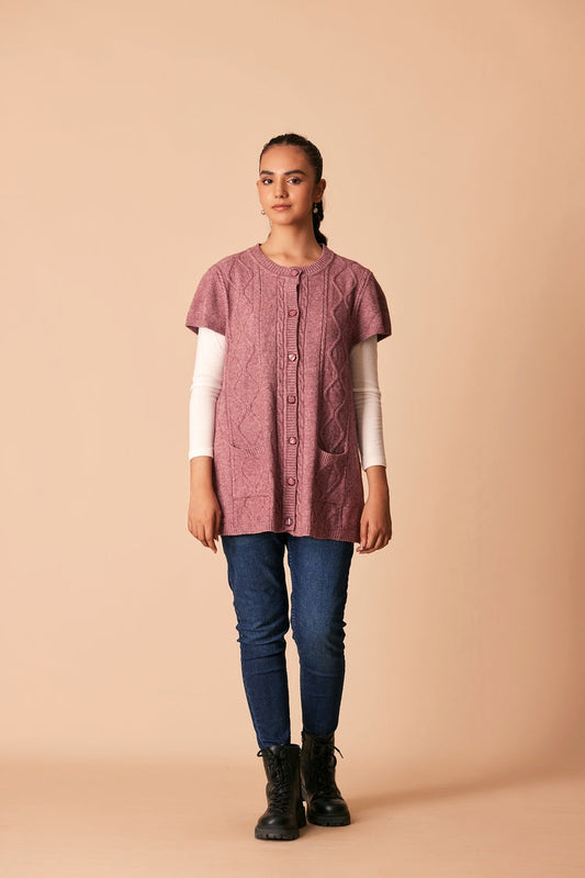 Ellena - Round Neck Cardigan Sweater