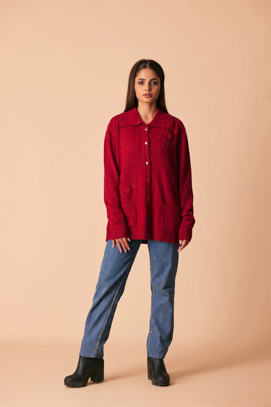 Ellena - V-Neck Cardigan Sweater