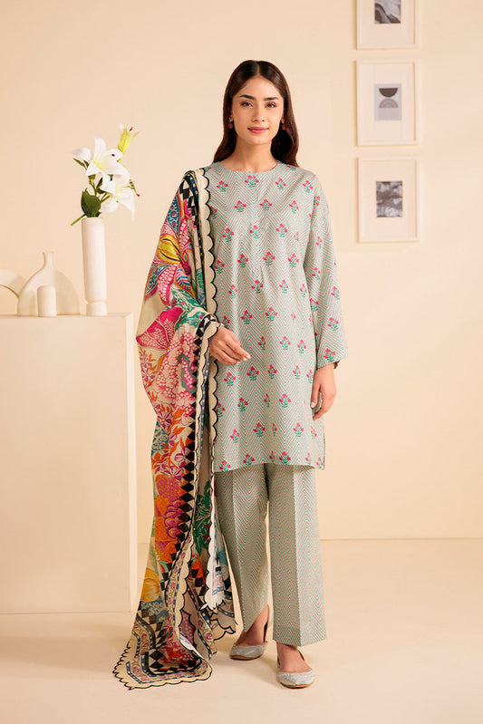 Picture of Cross Stitch - Daily Unstitched Edit 6 - Floral Verve - Available at Raja Sahib