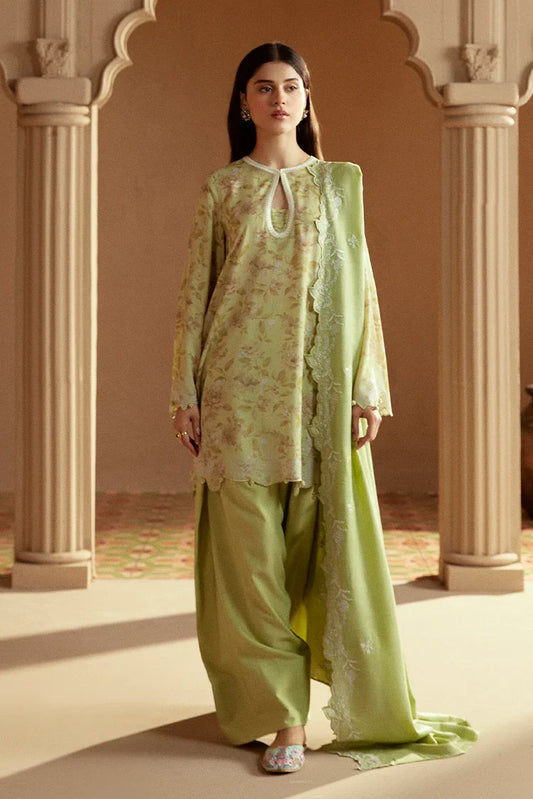 Picture of <!--fp-->Cross Stitch - Winter Unstitched Collection 2024 - Floral Charm - Available at Raja Sahib