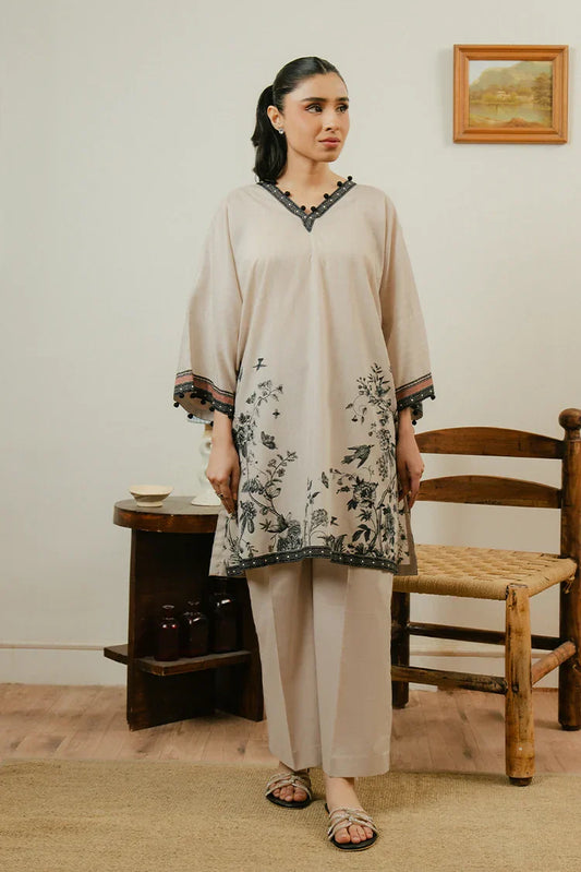 Picture of <!--cm-->Cross Stitch - Prints Daily Lawn Collection - Silver Cloud - Available at Raja Sahib