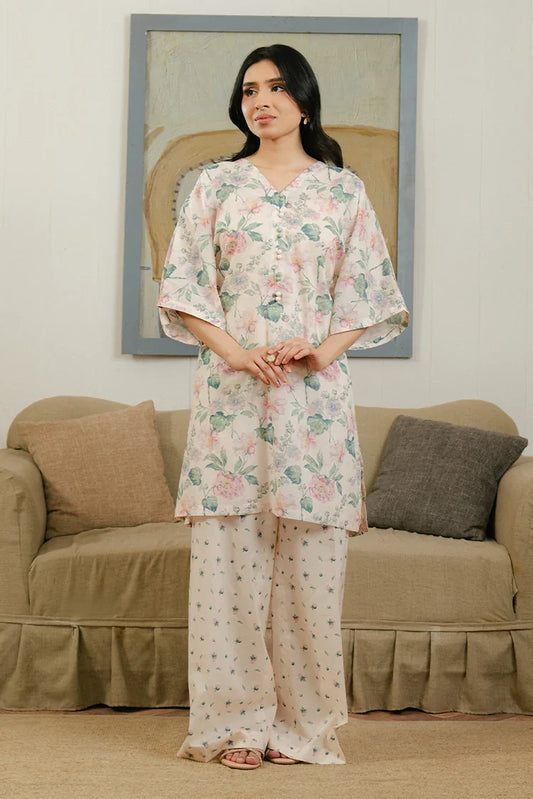 Picture of <!--cl-->Cross Stitch - Prints Daily Lawn Collection - White Ornate - Available at Raja Sahib