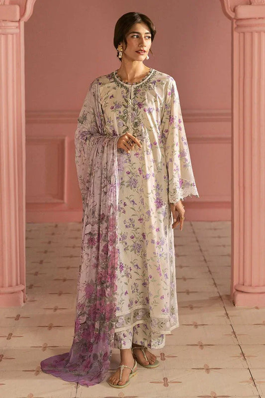 Picture of Cross Stitch - Unstitched Lawn Collection - Lilac Bloom - Available at Raja Sahib