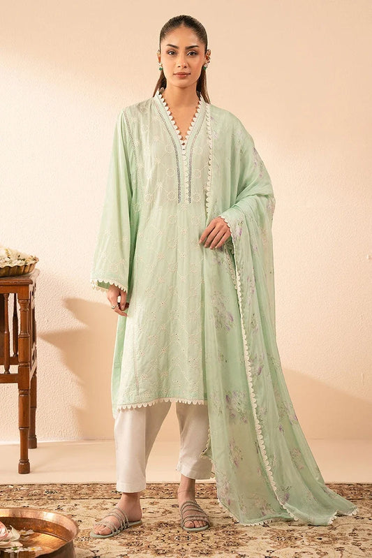 Cross Stitch - Green Somber - 2 Piece