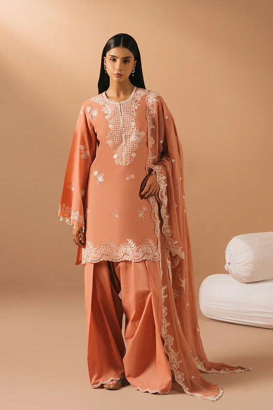 Picture of <!--z-->Cross Stitch - Mahiri Unstitched Embroidered Collection Vol 4 - Coral Charm - Available at Raja Sahib