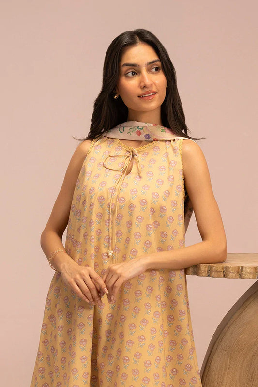 Picture of Cross Stitch - Prints Daily Lawn Collection Vol 4 - Garland Mist - Available at Raja Sahib