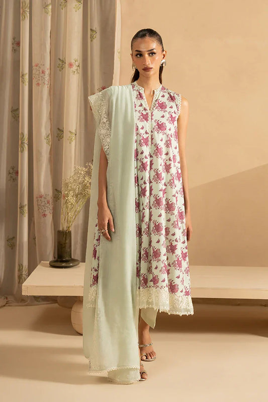 Picture of <!--c-->Cross Stitch - Mahiri Unstitched Embroidered Collection Vol 5 - Pistachio Dust - Available at Raja Sahib