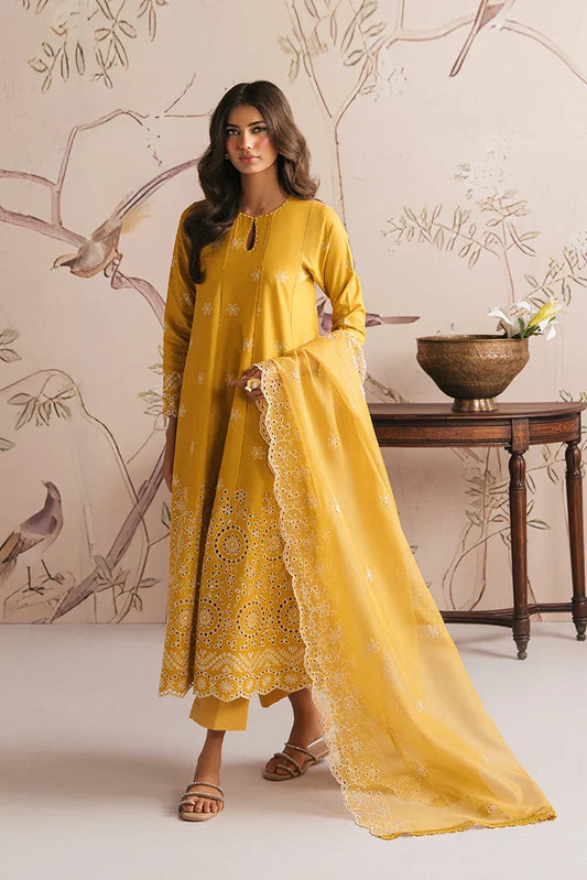 Picture of <!--m-->Cross Stitch - Chikankari Edit Vol 4 - Amber Glow - Available at Raja Sahib