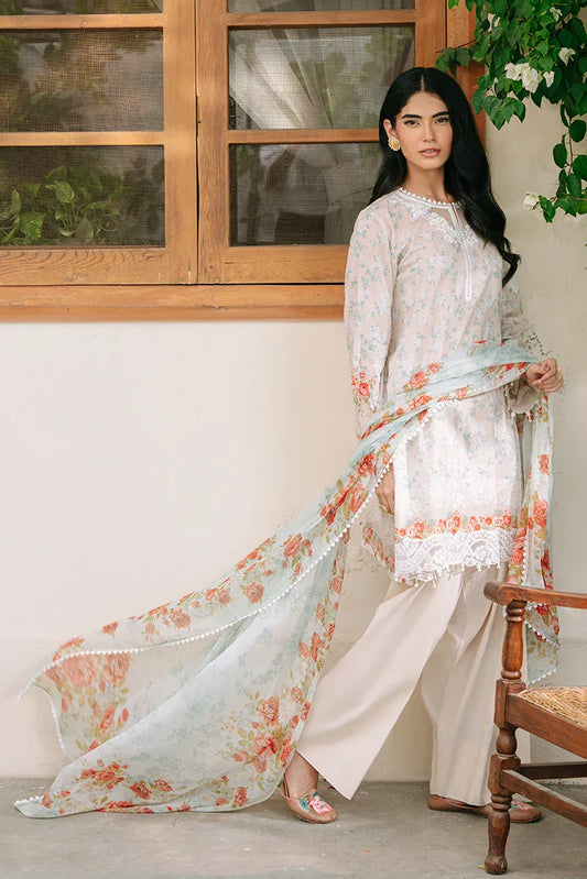 Picture of Cross Stitch - The Monsoon Edit - Creamy Splash - Available at Raja Sahib