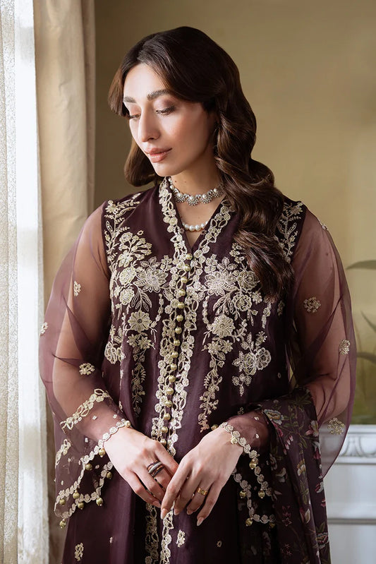 Cross Stitch - Unstitched Wedding Collection - Plum Rouge