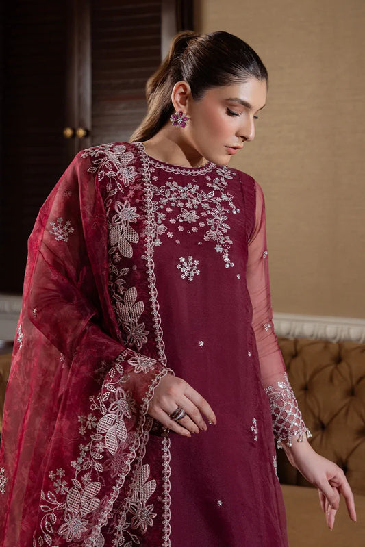 Cross Stitch - Unstitched Wedding Collection - Berry Blush