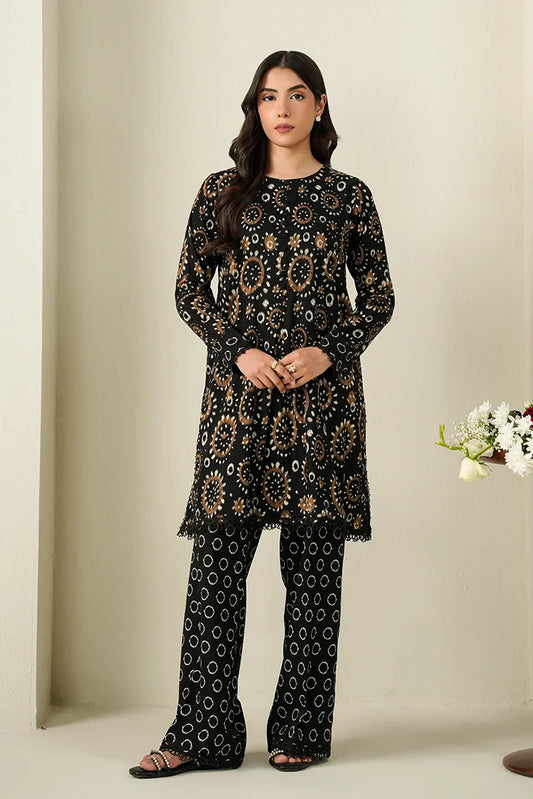 Picture of Cross Stitch - Daily Linen Edit Vol 1 - 2 Piece - Urban Ikat - Available at Raja Sahib