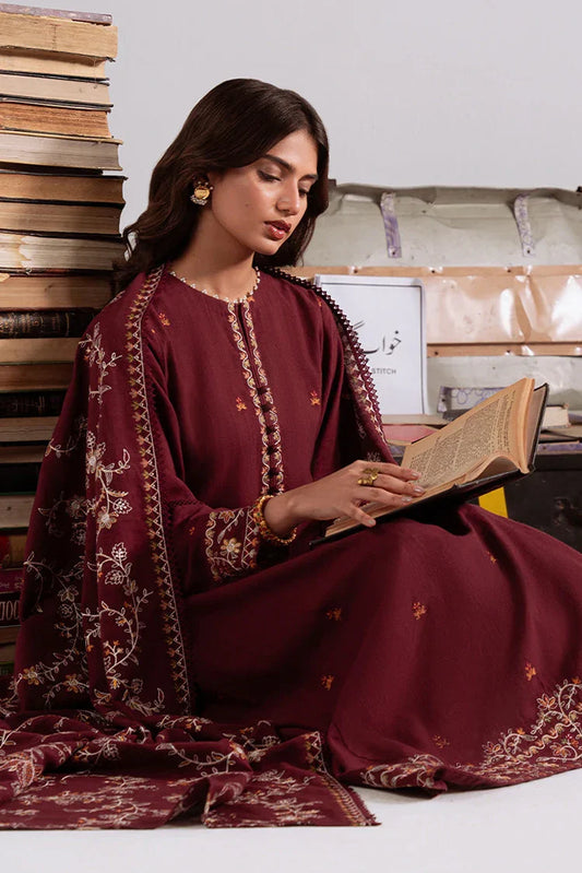 Picture of Cross Stitch - Unstitched Winter Collection - Woven Elegance - Available at Raja Sahib