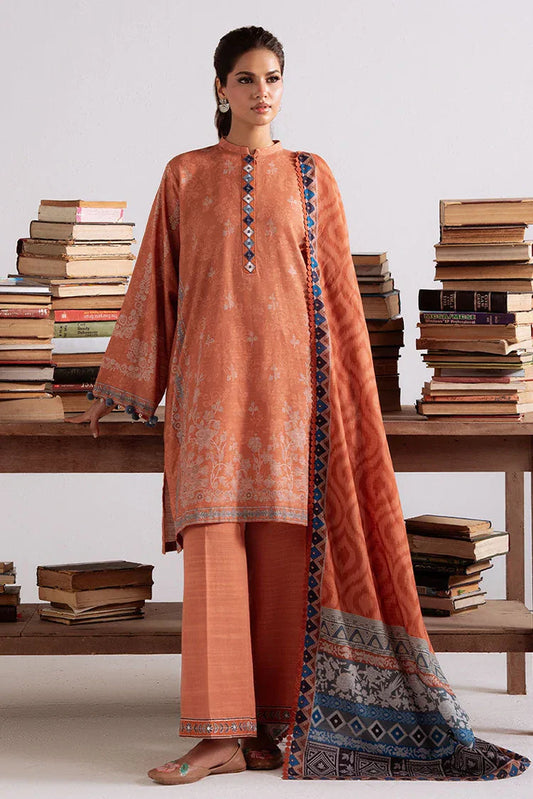 Picture of Cross Stitch - Unstitched Winter Collection - Amber Mirage - Available at Raja Sahib