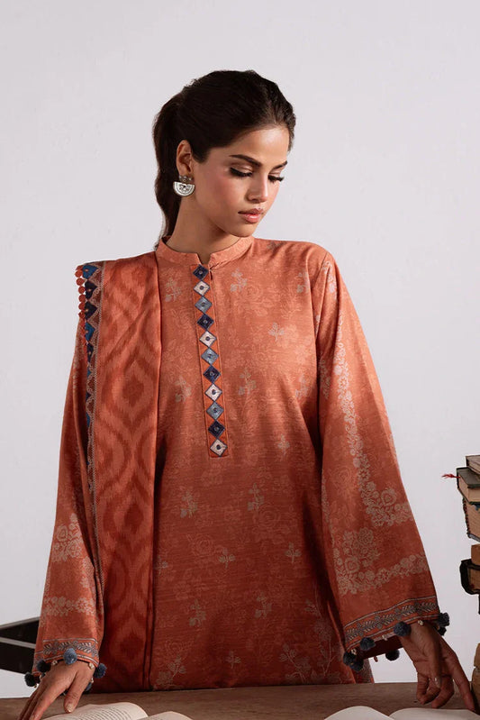 Picture of Cross Stitch - Unstitched Winter Collection - Amber Mirage - Available at Raja Sahib