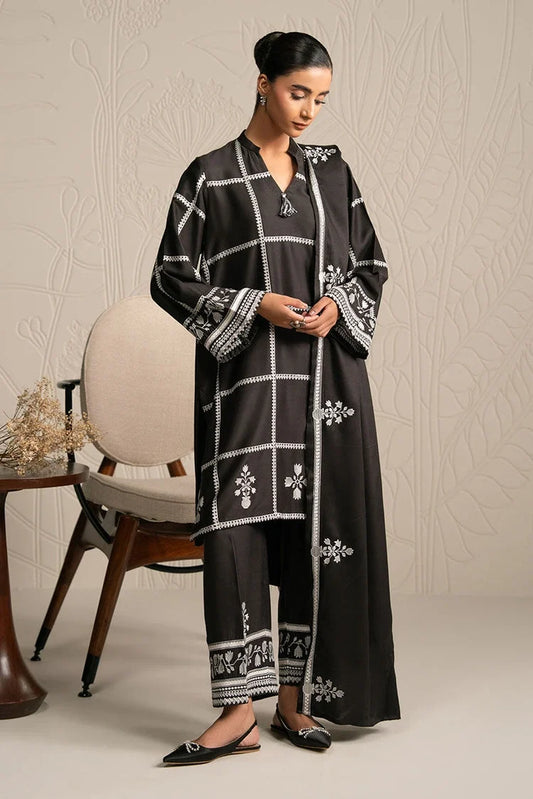 Cross Stitch - Noir Ecru - 3 Piece