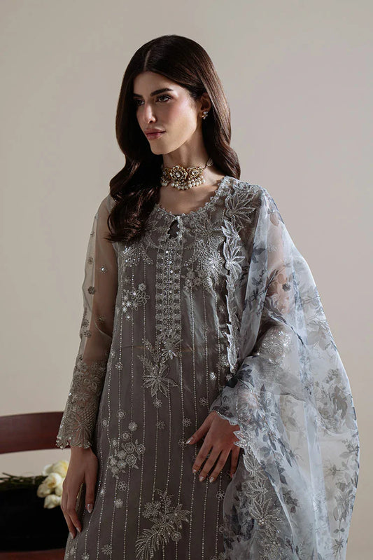 Cross Stitch - Unstitched Chiffon Edit Vol 1 - Smoky Radiance