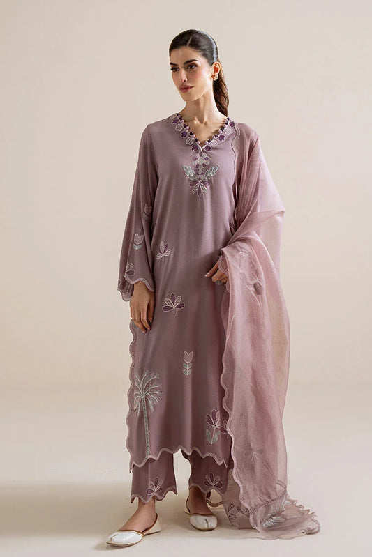 Cross Stitch - Purple Haze - 3 Piece - Shirt, Trouser & Dupatta
