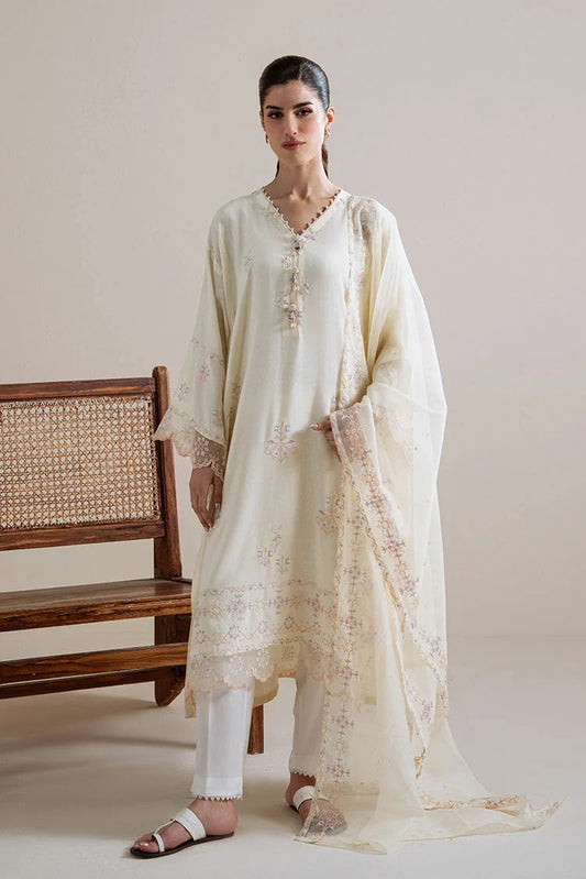 Cross Stitch - Vivid Stitch - 2 Piece - Shirt & Dupatta