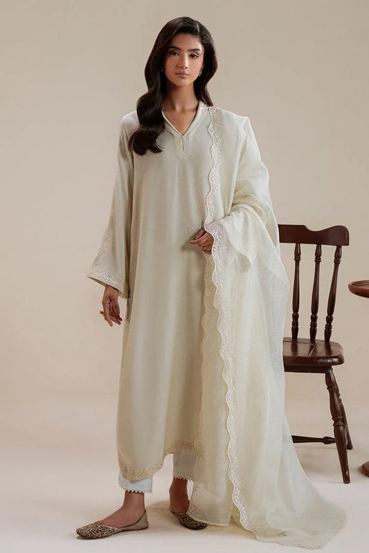 Cross Stitch - Frosted Pearl - 2 Piece - Shirt & Dupatta