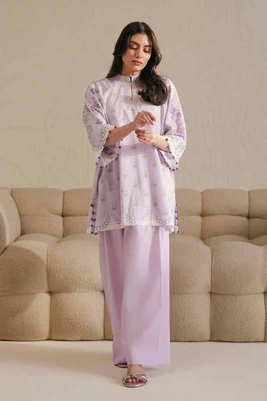 Cross Stitch - Daily Unstitched Lawn - Opulent Orchid