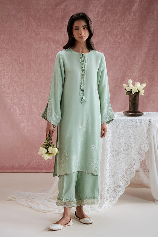 Cross Stitch - Green Reverie - 2 Piece - Shirt & Trouser