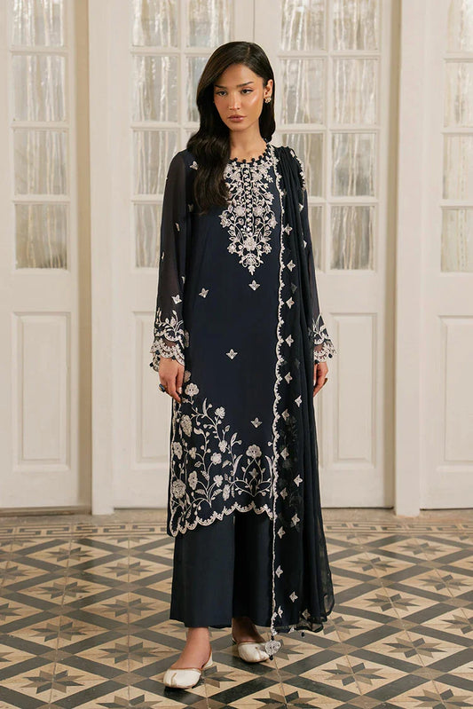 Cross Stitch - Cerulean Stitch - 3 Piece - Shirt, Trouser & Dupatta