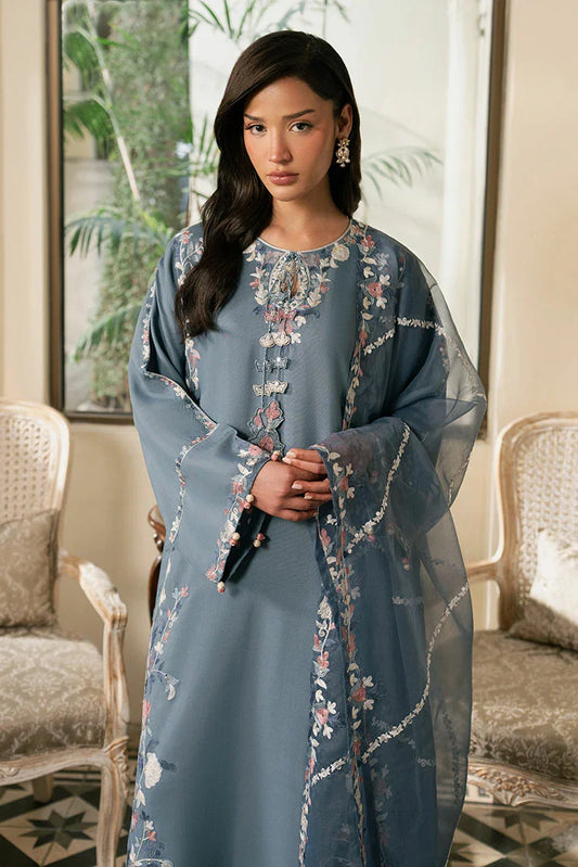 Cross Stitch - Vivid Vista - 3 Piece - Shirt, Trouser & Dupatta