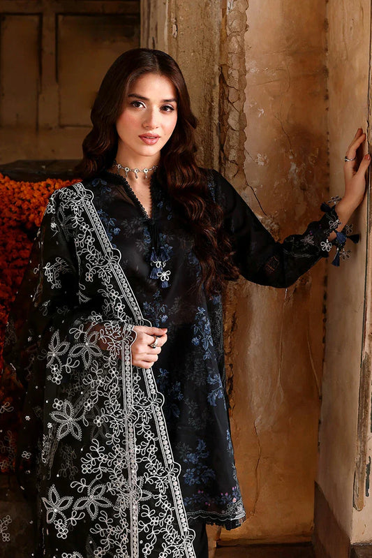 Cross Stitch - Unstitched Premium Eid Lawn - Noir Essence