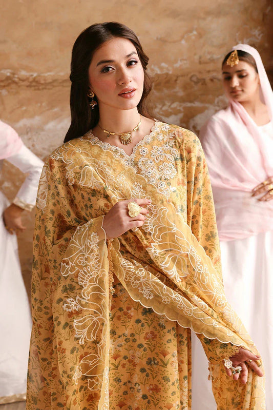 Cross Stitch - Unstitched Premium Eid Lawn - Sunlit Hue
