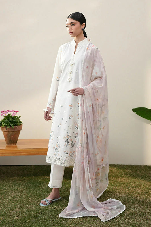Cross Stitch - Mahiri Unstitched Collection Vol 2 - Pristine Ivory
