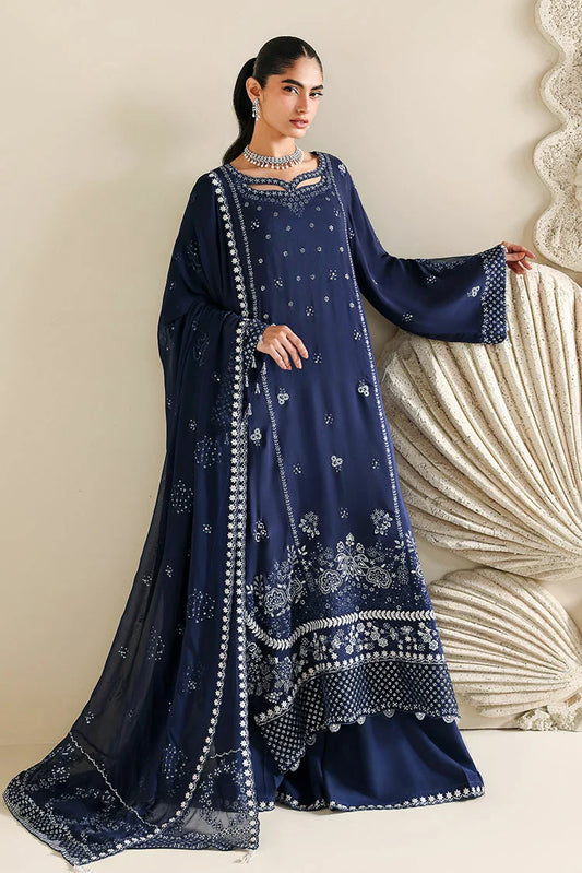Cross Stitch - Embroidered Chiffon Edit Vol 2 - Indigo Muse
