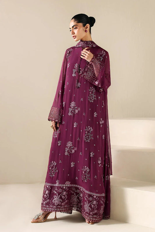 Cross Stitch - Embroidered Chiffon Edit Vol 2 - Ruby Garnet