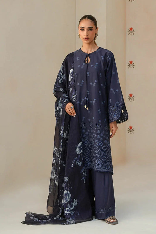 Cross Stitch - Chikankari Edit Vol 2 - Blue Floret