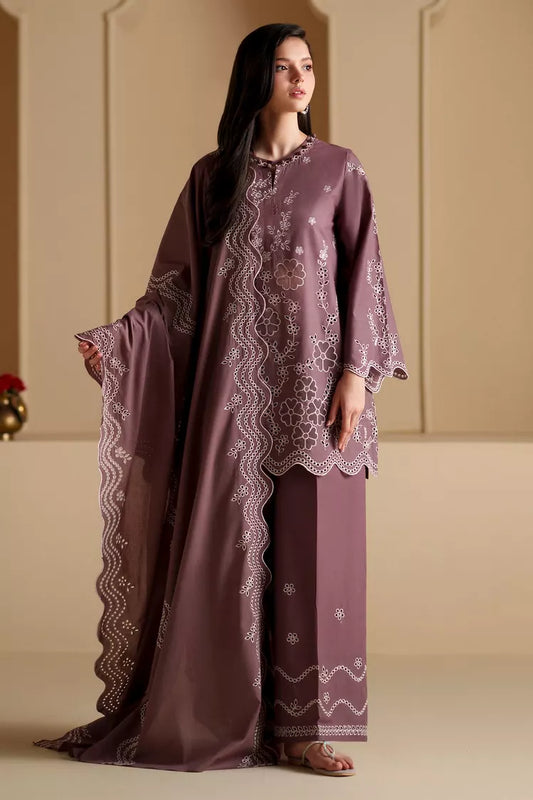 Cross Stitch - Chikankari Edit Vol 3 - Ash Plum