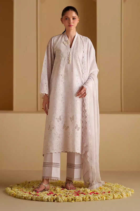 Cross Stitch - Chikankari Edit Vol 3 - Lavender White