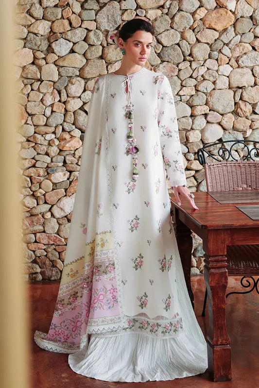 Cross Stitch - Embroidered Lawn Edit Vol 2 - Garden Ivory