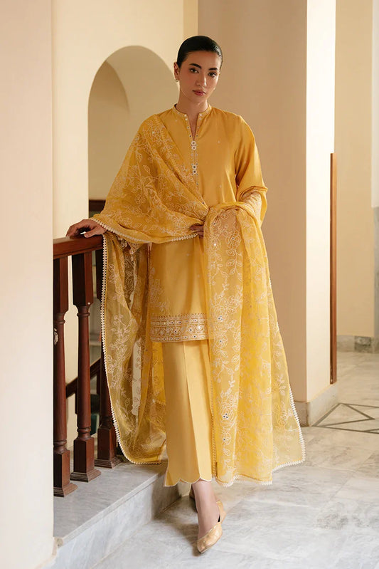 Cross Stitch - Embroidered Lawn Edit Vol 4 - Citrine Grace