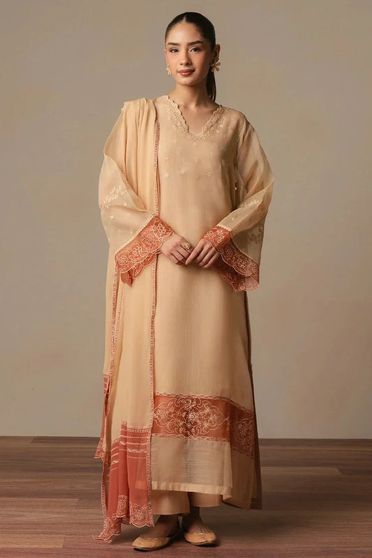 Cross Stitch - Light Taupe - 3 Piece