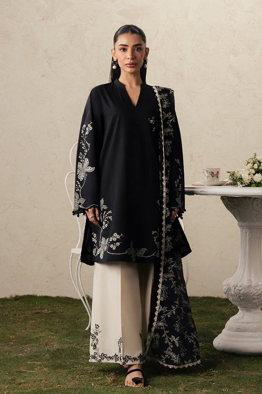 Cross Stitch - The Moonsoon Edit - Unstitched - Ebony Lace