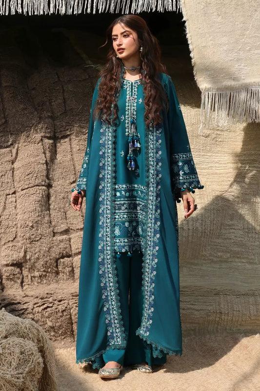 Cross Stitch - Indigo Muse Marina Embroidered Suit - 3 Piece
