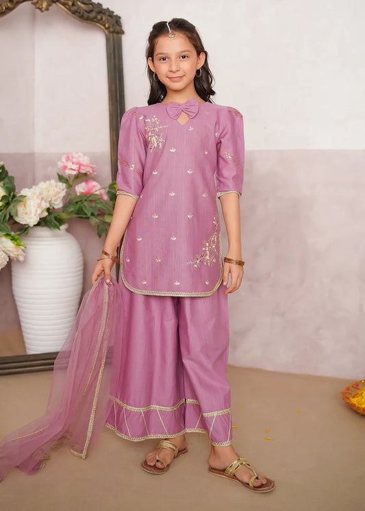 Modest - 3 Piece Embroidered Khaddar Suit