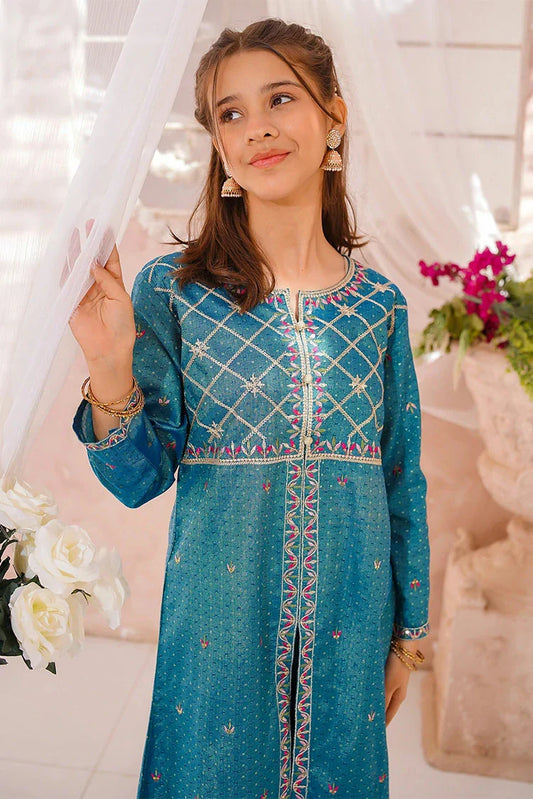 Modest - Embroidered Cotton Lawn Suit - 3 Piece