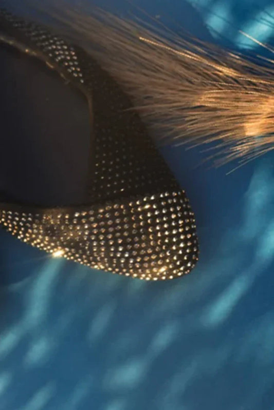 Chapter 13 - Sling Back Sandals - Noir Sparkle