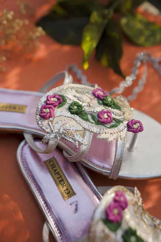 Chapter 13 - Chappals - Mehfil Patta - Silver