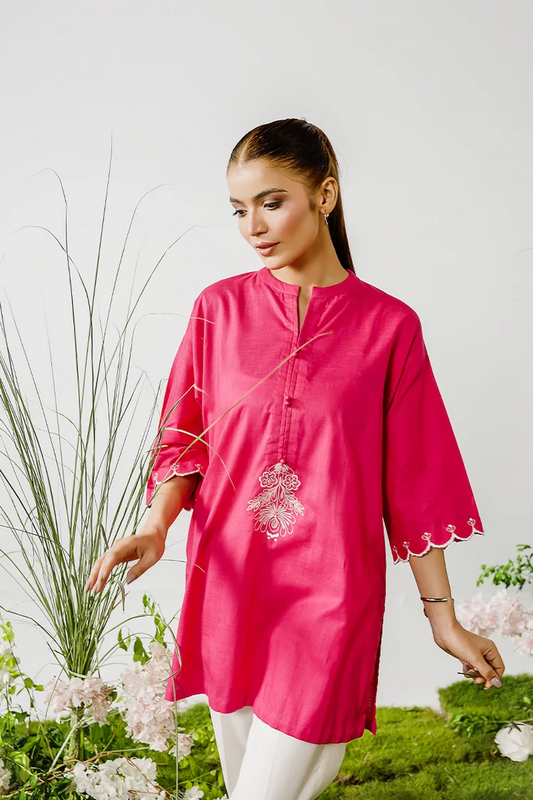 Peelu - 1 Piece - Embroidered Shirt