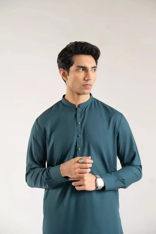 Zarrar - Neel Kameez Shalwar - Wash & Wear