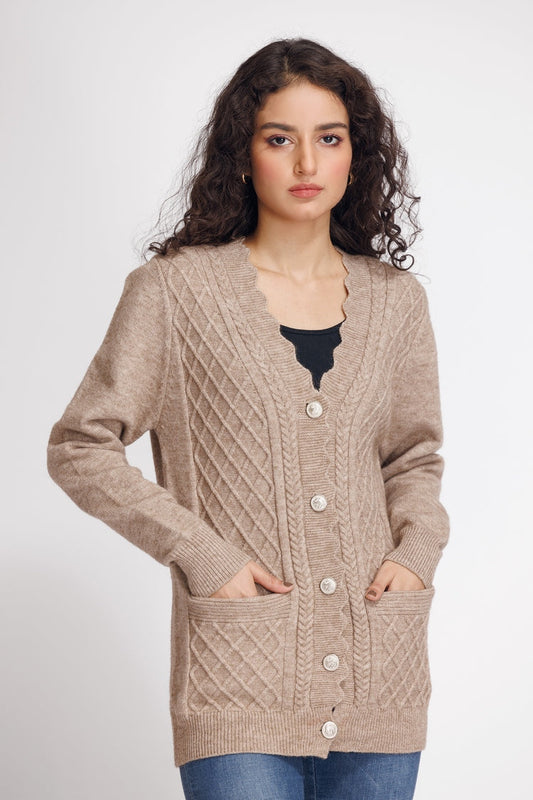 Ellena - V-Neck Cardigan Sweater
