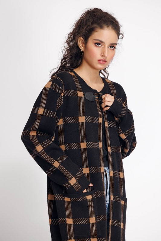 Ellena - Round Neck Cardigan Sweater